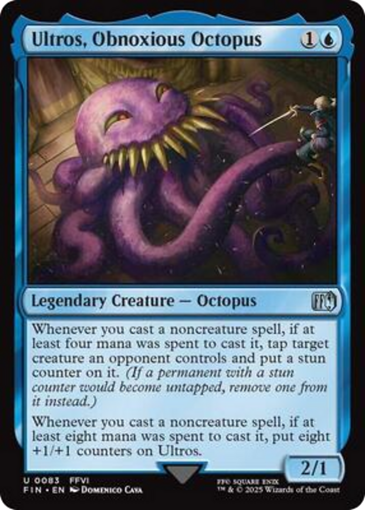 Ultros, Obnoxious Octopus [FINAL FANTASY] | Jomio and Rueliete's Cards and Comics