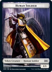 Human Soldier // Servo Double-Sided Token [Double Masters Tokens] | Jomio and Rueliete's Cards and Comics
