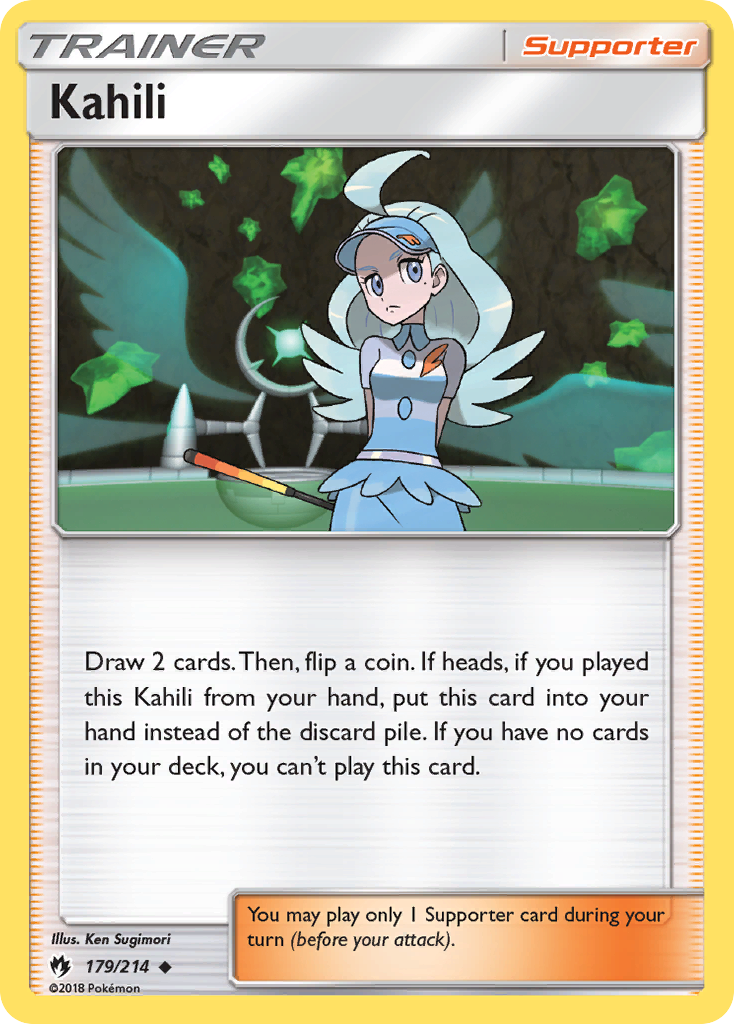 Kahili (179/214) [Sun & Moon: Lost Thunder] | Jomio and Rueliete's Cards and Comics