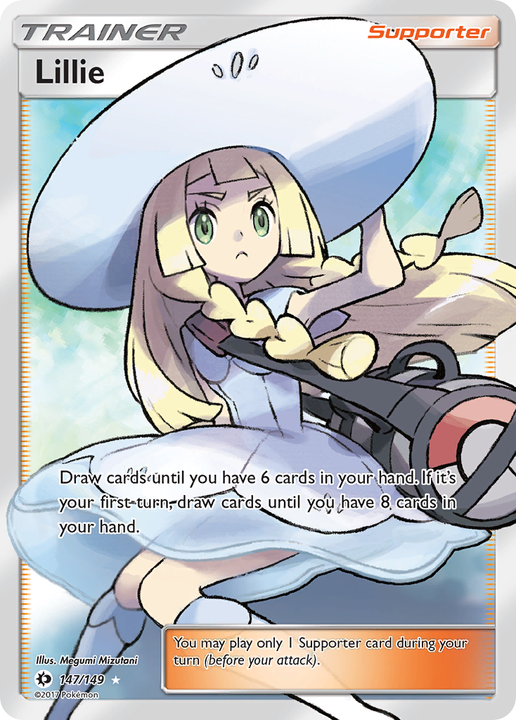 Lillie (147/149) [Sun & Moon: Base Set] | Jomio and Rueliete's Cards and Comics