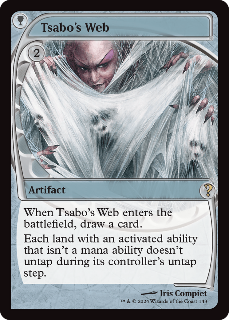 Tsabo's Web (Future Sight) [Mystery Booster 2] | Jomio and Rueliete's Cards and Comics
