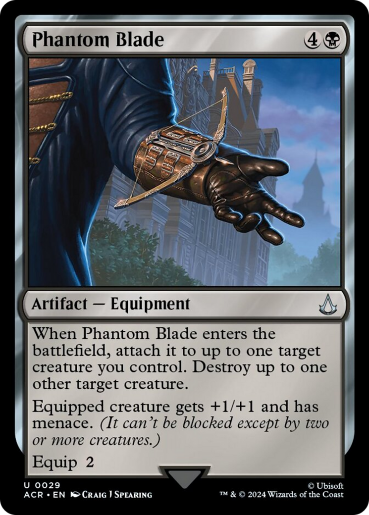 Phantom Blade [Assassin's Creed] | Jomio and Rueliete's Cards and Comics