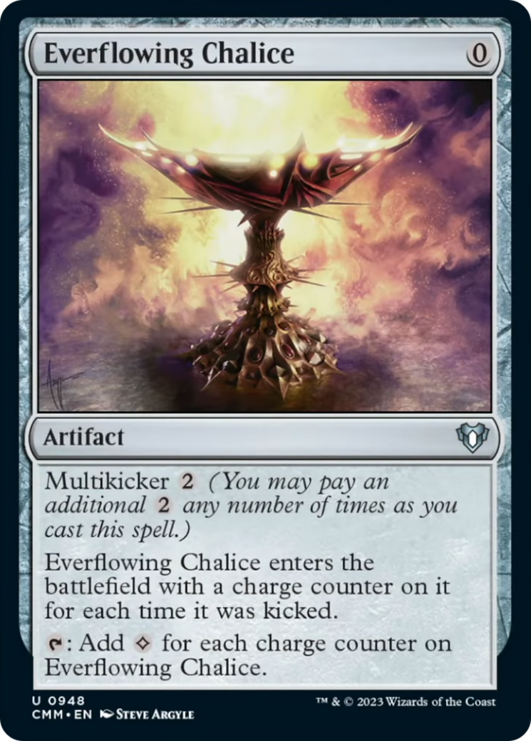 Everflowing Chalice [Commander Masters] | Jomio and Rueliete's Cards and Comics