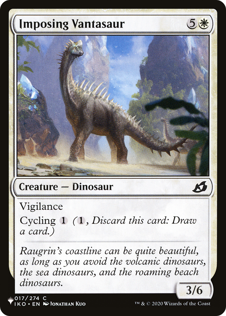Imposing Vantasaur [The List] | Jomio and Rueliete's Cards and Comics