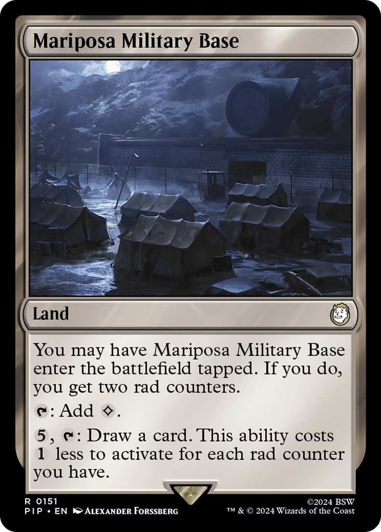 Mariposa Military Base [Fallout] | Jomio and Rueliete's Cards and Comics