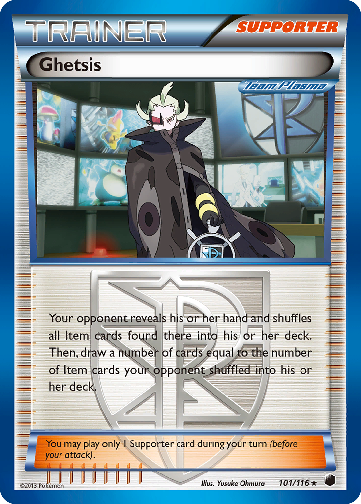 Ghetsis (101/116) [Black & White: Plasma Freeze] | Jomio and Rueliete's Cards and Comics