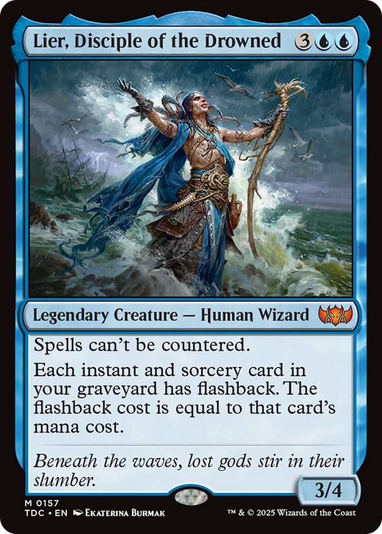 Lier, Disciple of the Drowned [Tarkir: Dragonstorm Commander] | Jomio and Rueliete's Cards and Comics