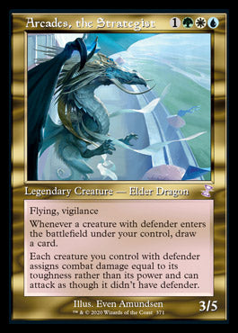 Arcades, the Strategist (Timeshifted) [Time Spiral Remastered] | Jomio and Rueliete's Cards and Comics