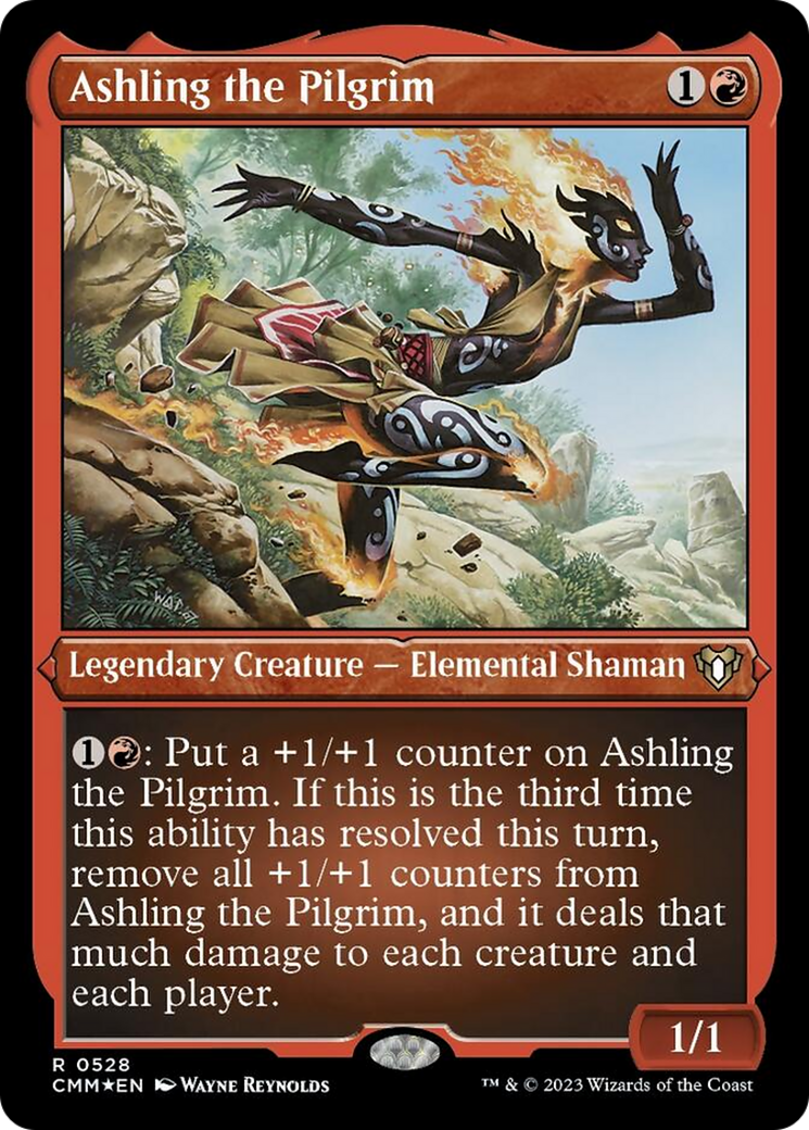 Ashling the Pilgrim (Foil Etched) [Commander Masters] | Jomio and Rueliete's Cards and Comics