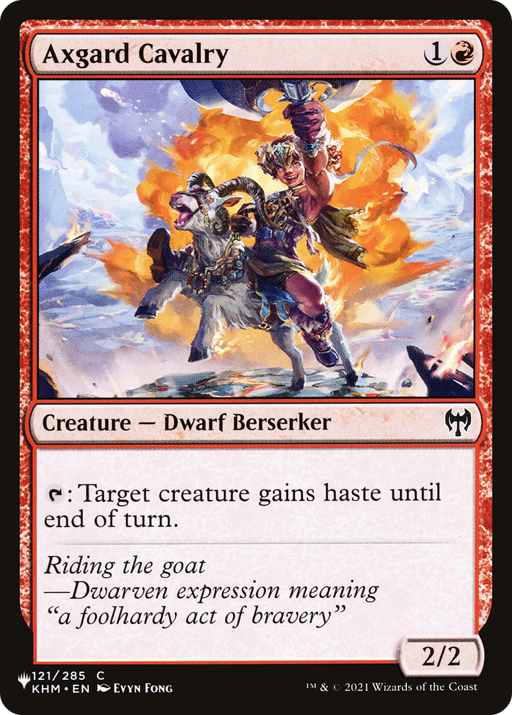 Axgard Cavalry [The List] | Jomio and Rueliete's Cards and Comics