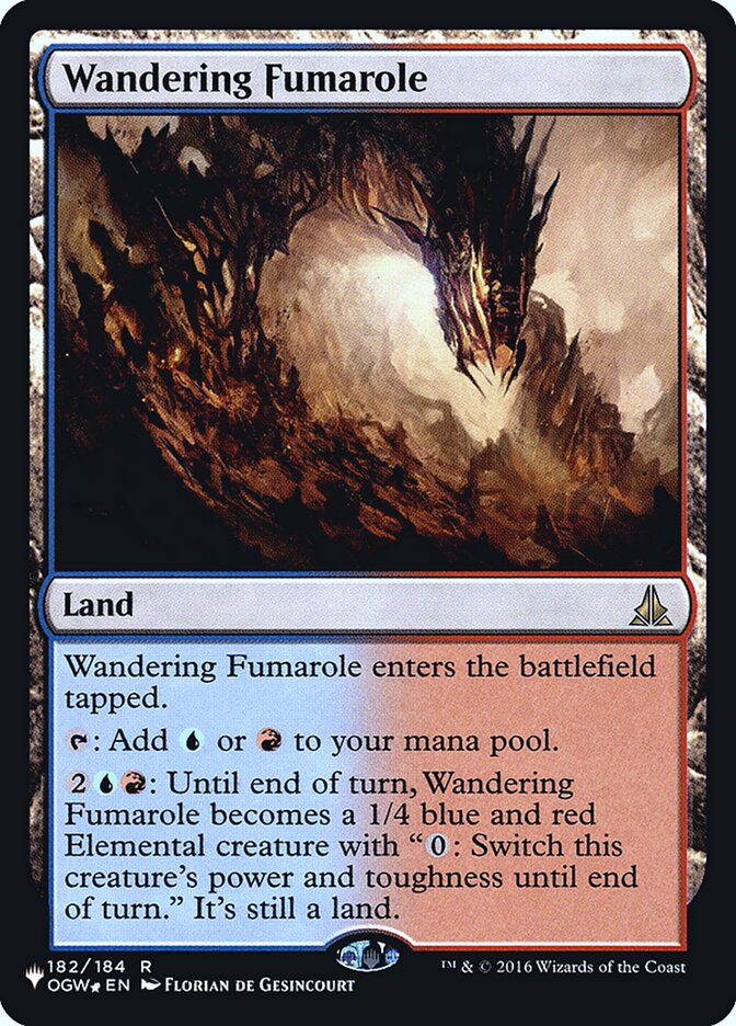 Wandering Fumarole [Secret Lair: Heads I Win, Tails You Lose] | Jomio and Rueliete's Cards and Comics