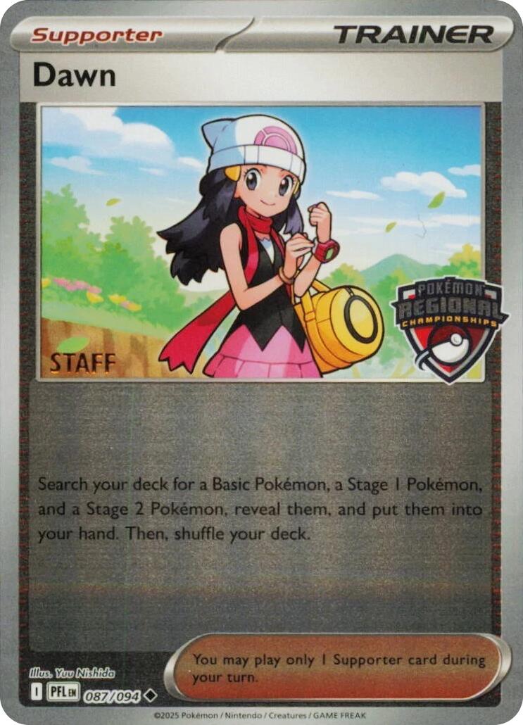 Dawn (087/094) (Regional Championship) [Staff] [League & Championship Cards] | Jomio and Rueliete's Cards and Comics