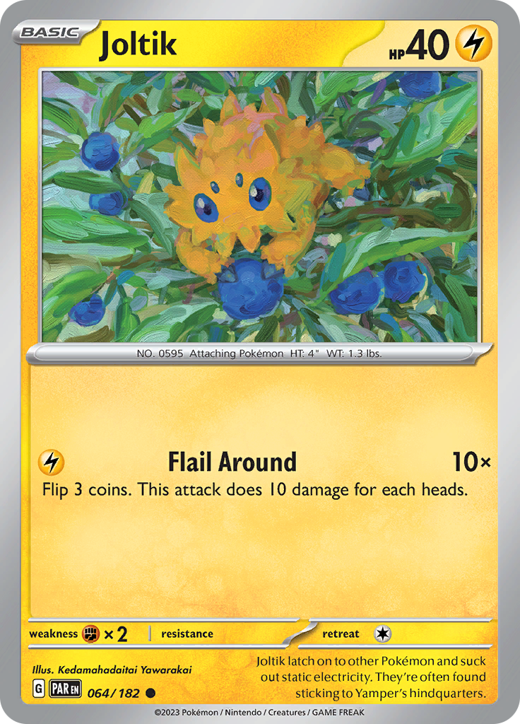 Joltik (064/182) [Scarlet & Violet: Paradox Rift] | Jomio and Rueliete's Cards and Comics