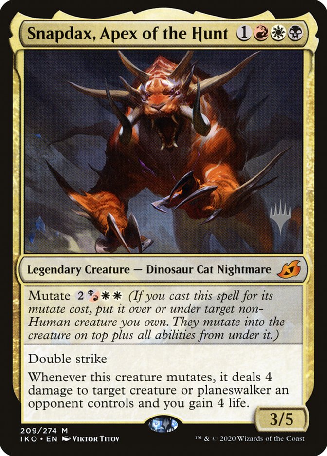 Snapdax, Apex of the Hunt (Promo Pack) [Ikoria: Lair of Behemoths Promos] | Jomio and Rueliete's Cards and Comics