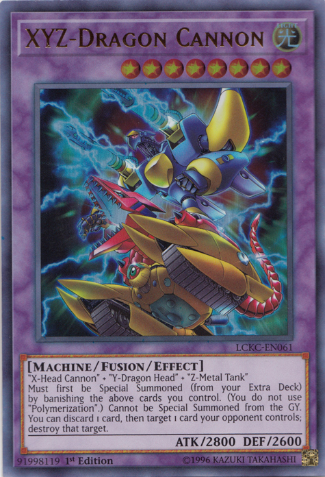 XYZ-Dragon Cannon [LCKC-EN061] Ultra Rare | Jomio and Rueliete's Cards and Comics