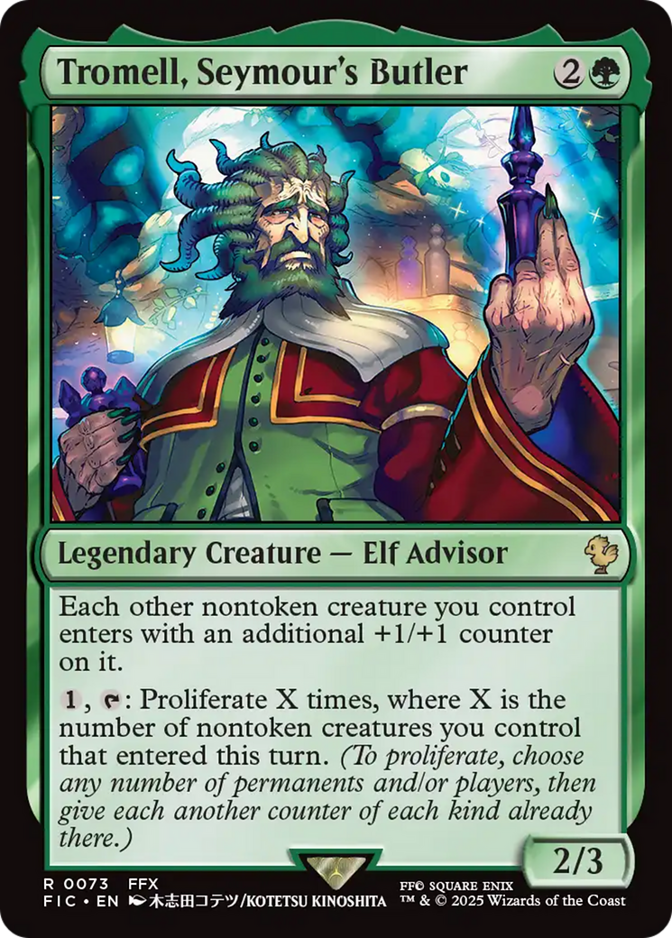 Tromell, Seymour's Butler [FINAL FANTASY Commander] | Jomio and Rueliete's Cards and Comics