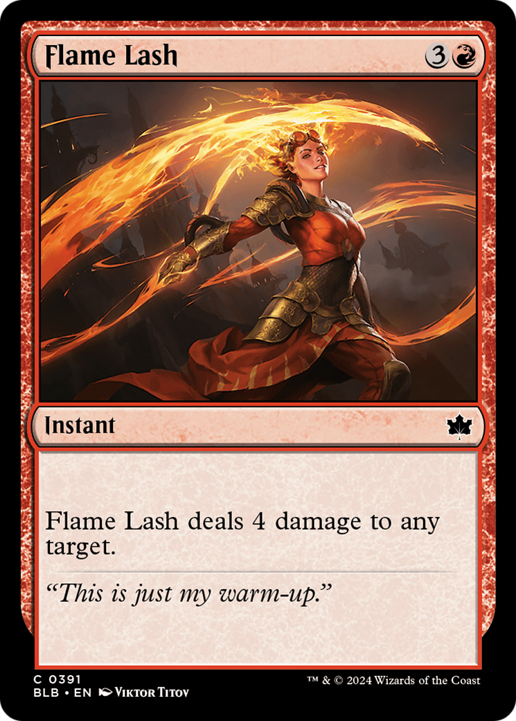 Flame Lash [Bloomburrow] | Jomio and Rueliete's Cards and Comics