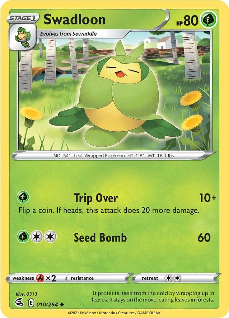Swadloon (010/264) [Sword & Shield: Fusion Strike] | Jomio and Rueliete's Cards and Comics