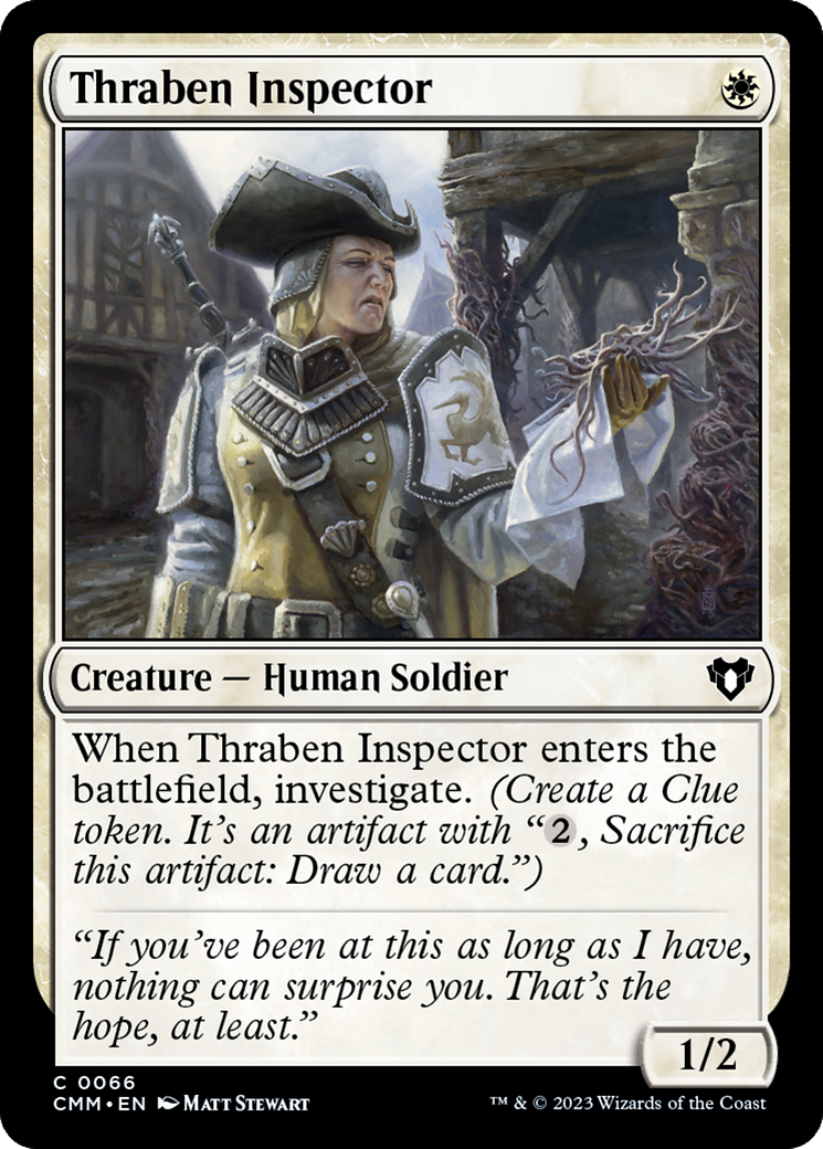 Thraben Inspector [Commander Masters] | Jomio and Rueliete's Cards and Comics