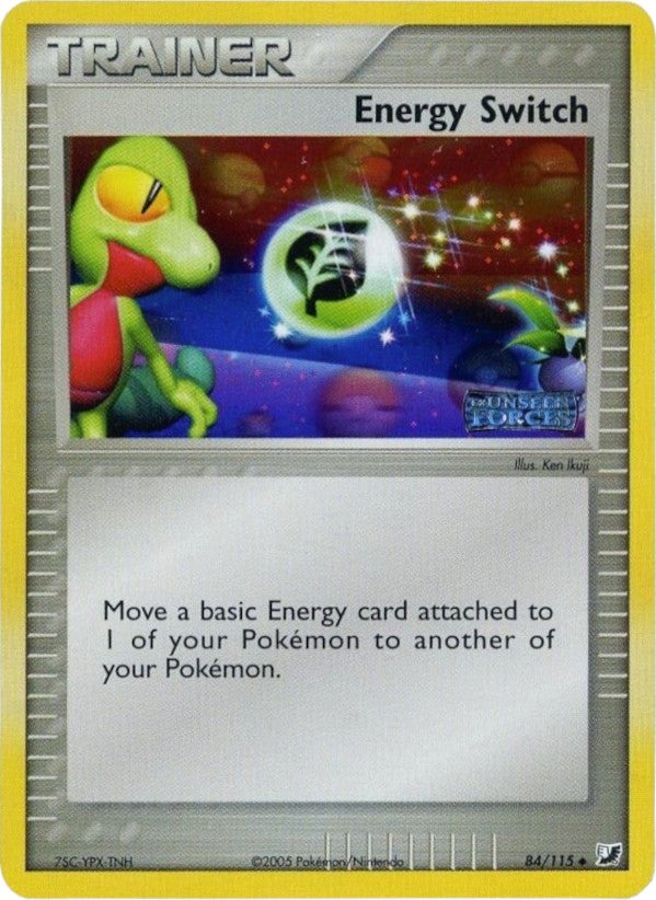 Energy Switch (84/115) (Stamped) [EX: Unseen Forces] | Jomio and Rueliete's Cards and Comics