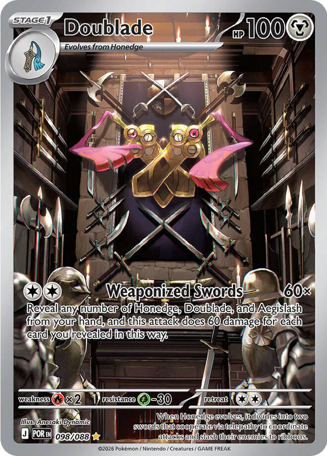 Doublade (098/088) [Mega Evolution: Perfect Order] | Jomio and Rueliete's Cards and Comics