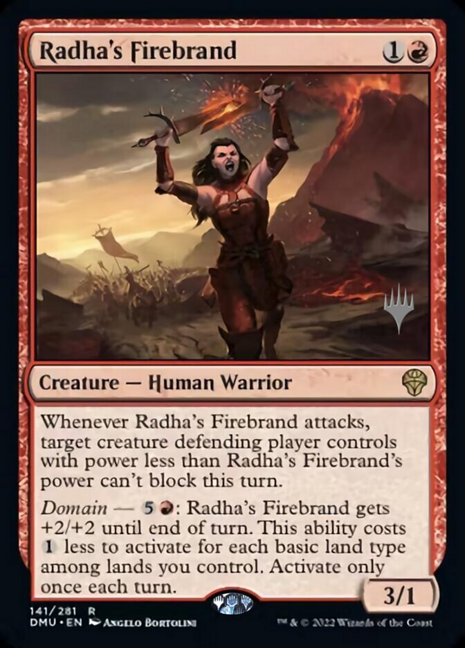 Radha's Firebrand (Promo Pack) [Dominaria United Promos] | Jomio and Rueliete's Cards and Comics