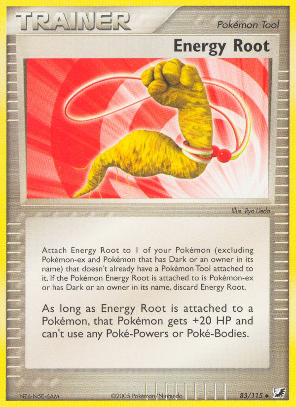 Energy Root (83/115) [EX: Unseen Forces] | Jomio and Rueliete's Cards and Comics