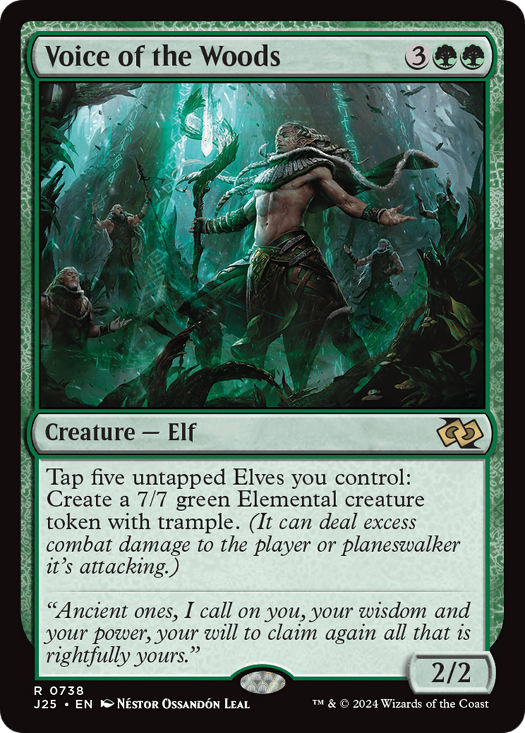 Voice of the Woods [Foundations Jumpstart] | Jomio and Rueliete's Cards and Comics