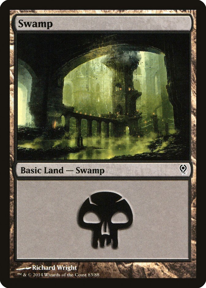 Swamp (83) [Duel Decks: Jace vs. Vraska] | Jomio and Rueliete's Cards and Comics