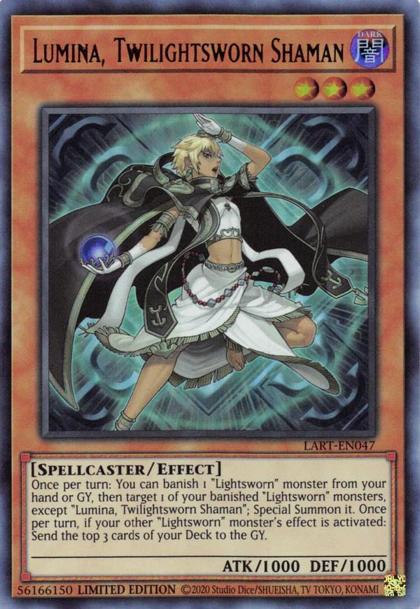 Lumina, Twilightsworn Shaman [LART-EN047] Ultra Rare | Jomio and Rueliete's Cards and Comics