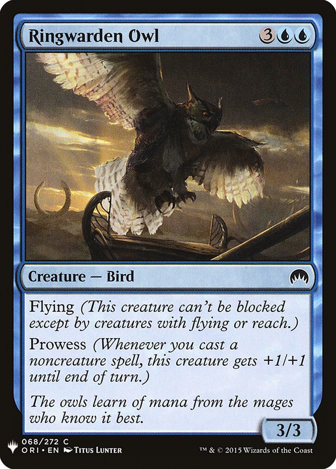 Ringwarden Owl [Mystery Booster] | Jomio and Rueliete's Cards and Comics