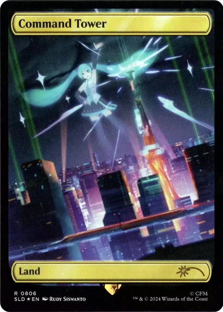 Command Tower (0806) (Rainbow Foil) [Secret Lair Drop Series] | Jomio and Rueliete's Cards and Comics