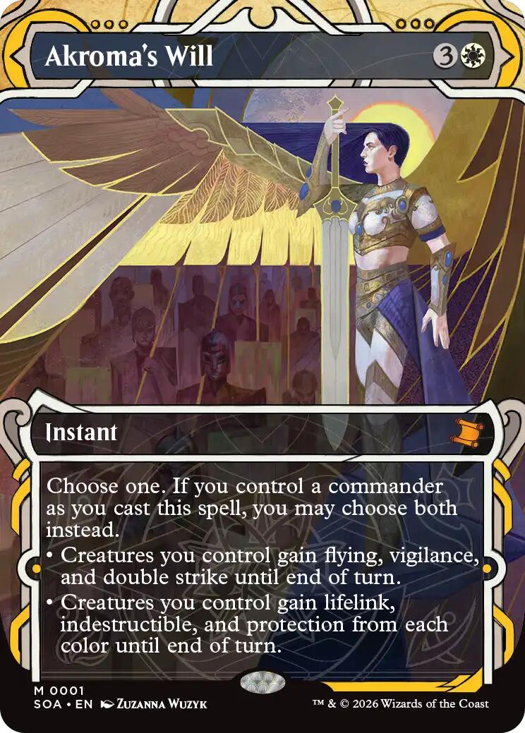 Akroma's Will [Secrets of Strixhaven: Mystical Archive] | Jomio and Rueliete's Cards and Comics
