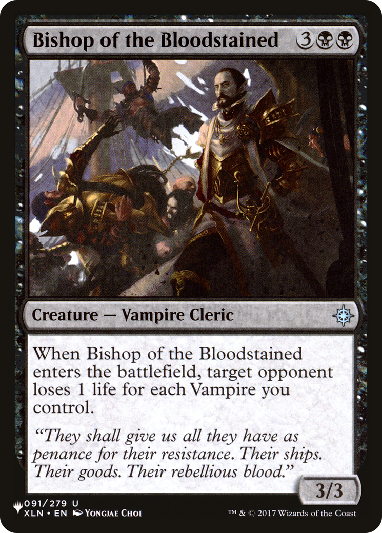Bishop of the Bloodstained [The List] | Jomio and Rueliete's Cards and Comics