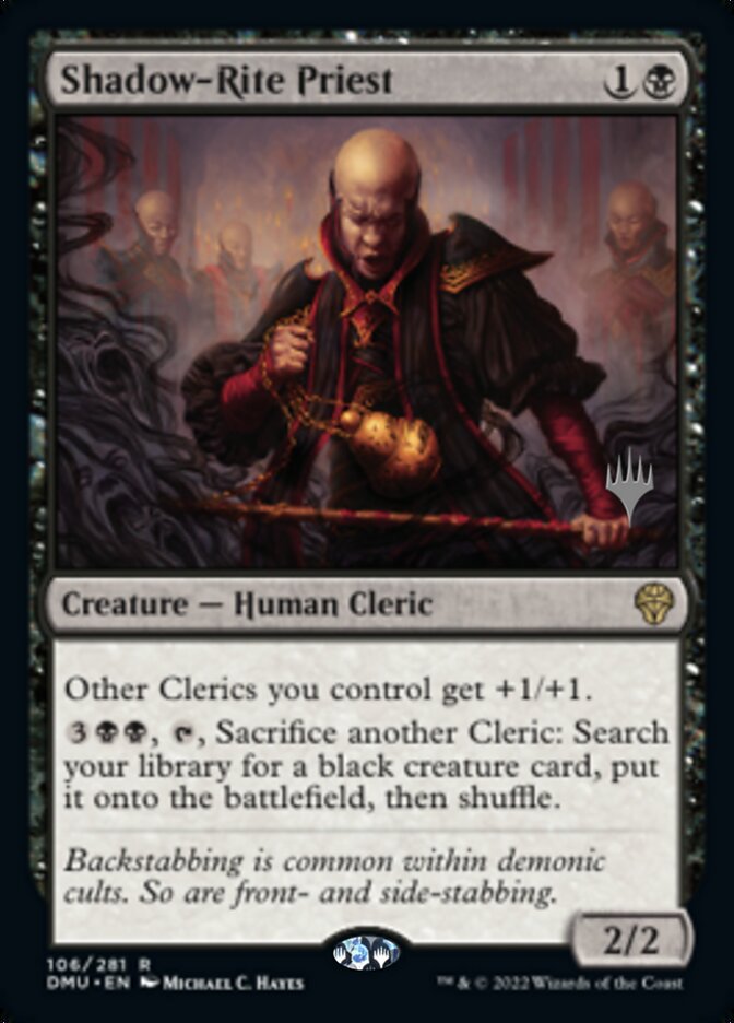 Shadow-Rite Priest (Promo Pack) [Dominaria United Promos] | Jomio and Rueliete's Cards and Comics