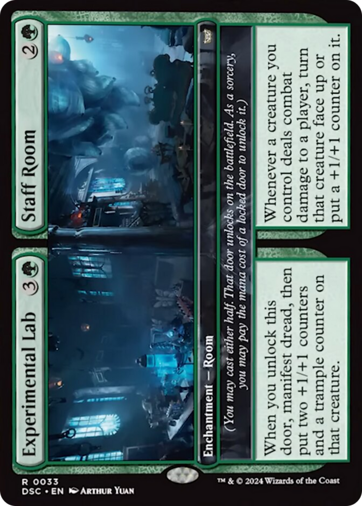 Experimental Lab // Staff Room [Duskmourn: House of Horror Commander] | Jomio and Rueliete's Cards and Comics