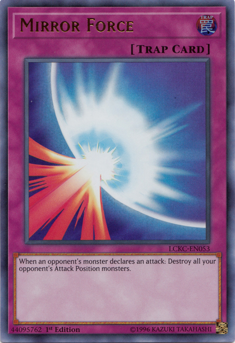 Mirror Force [LCKC-EN053] Ultra Rare | Jomio and Rueliete's Cards and Comics
