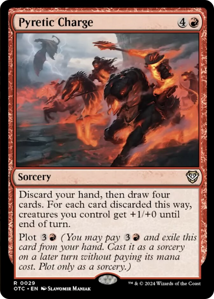 Pyretic Charge [Outlaws of Thunder Junction Commander] | Jomio and Rueliete's Cards and Comics