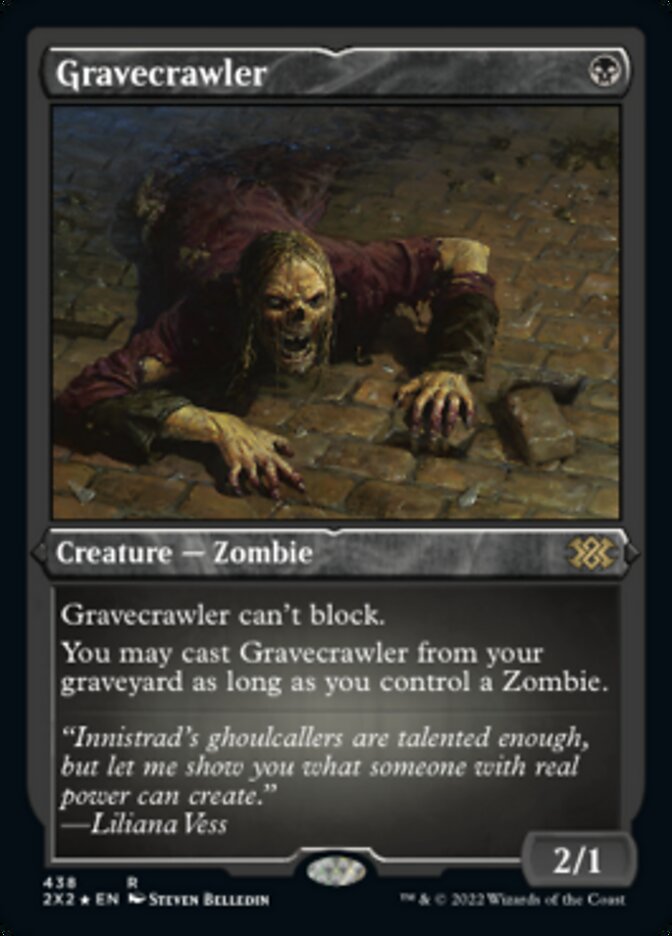 Gravecrawler (Foil Etched) [Double Masters 2022] | Jomio and Rueliete's Cards and Comics