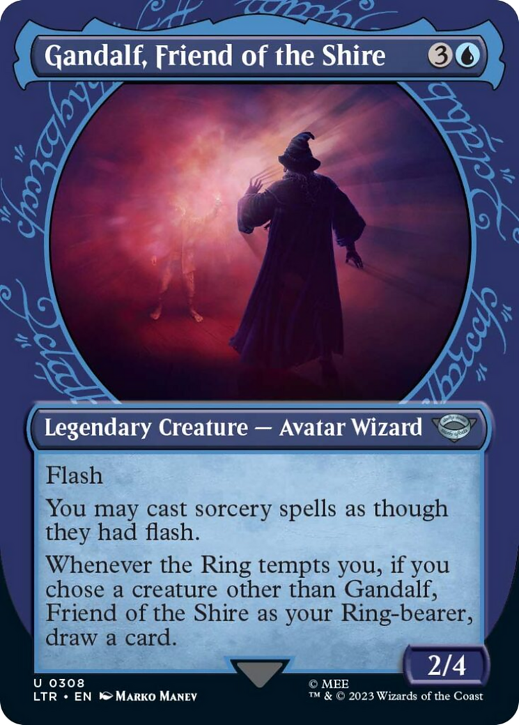 Gandalf, Friend of the Shire (Showcase Ring Frame) [The Lord of the Rings: Tales of Middle-Earth] | Jomio and Rueliete's Cards and Comics