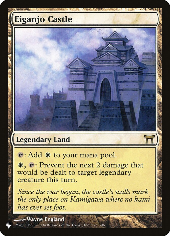 Eiganjo Castle [The List] | Jomio and Rueliete's Cards and Comics