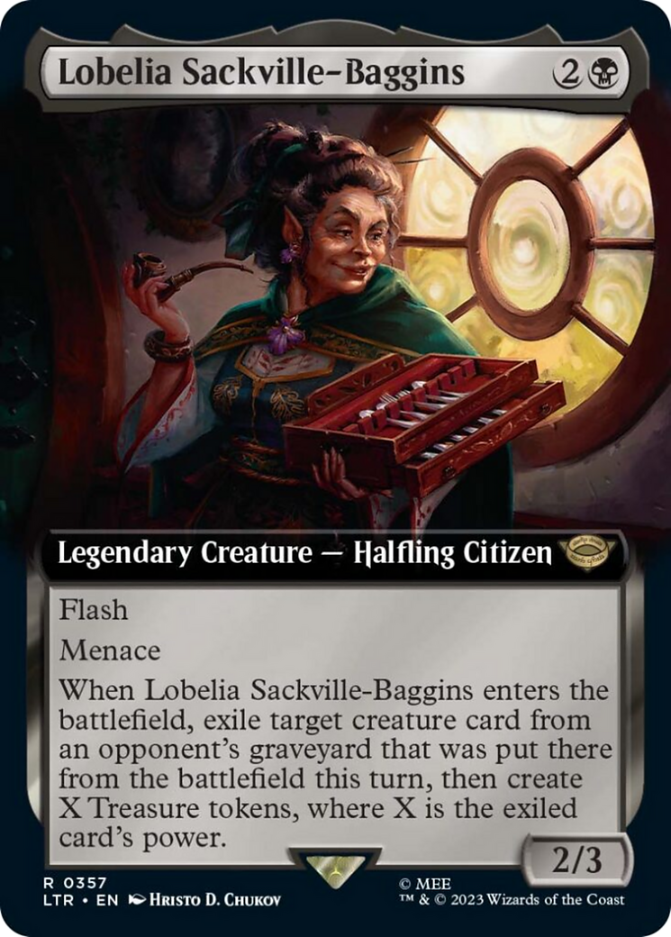 Lobelia Sackville-Baggins (Extended Art) [The Lord of the Rings: Tales of Middle-Earth] | Jomio and Rueliete's Cards and Comics