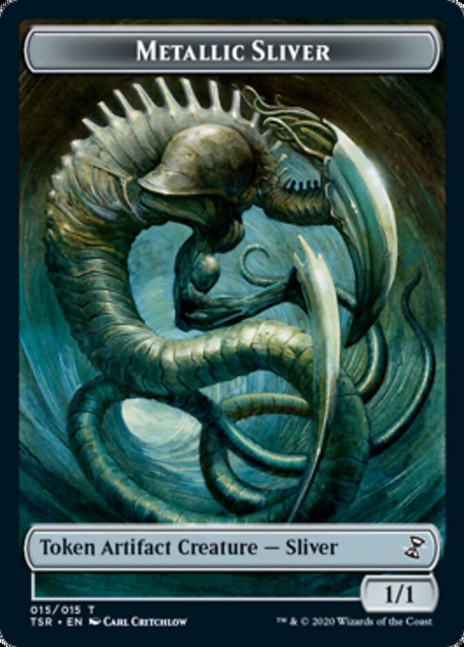 Metallic Sliver Token [Time Spiral Remastered Tokens] | Jomio and Rueliete's Cards and Comics