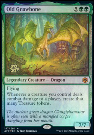 Old Gnawbone [Dungeons & Dragons: Adventures in the Forgotten Realms Prerelease Promos] | Jomio and Rueliete's Cards and Comics