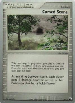 Cursed Stone (72/92) (Mewtrick - Jason Klaczynski) [World Championships 2006] | Jomio and Rueliete's Cards and Comics