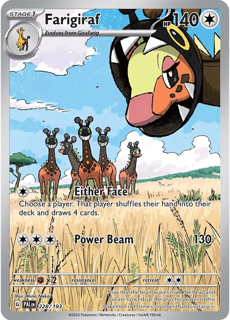 Farigiraf (228/193) [Scarlet & Violet: Paldea Evolved] | Jomio and Rueliete's Cards and Comics