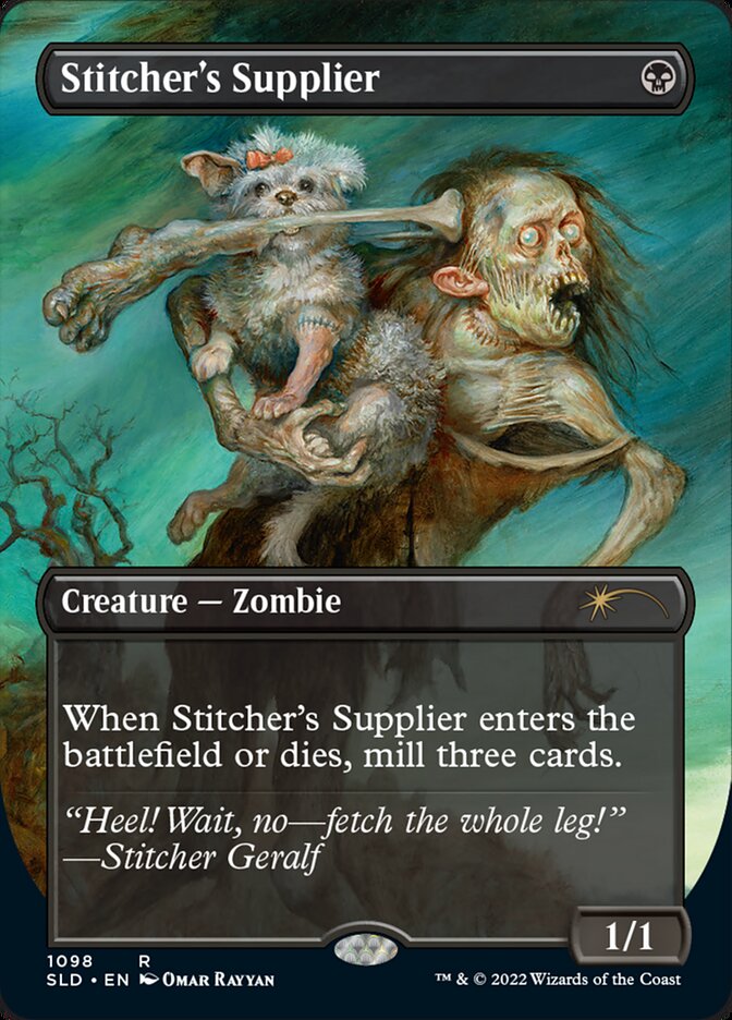 Stitcher's Supplier (Borderless) [Secret Lair Drop Series] | Jomio and Rueliete's Cards and Comics