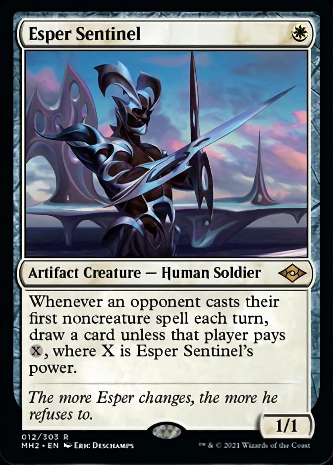Esper Sentinel [Modern Horizons 2] | Jomio and Rueliete's Cards and Comics