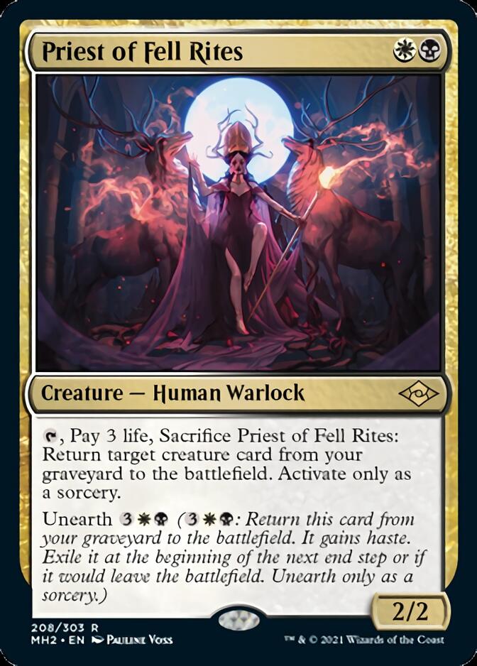 Priest of Fell Rites [Modern Horizons 2] | Jomio and Rueliete's Cards and Comics