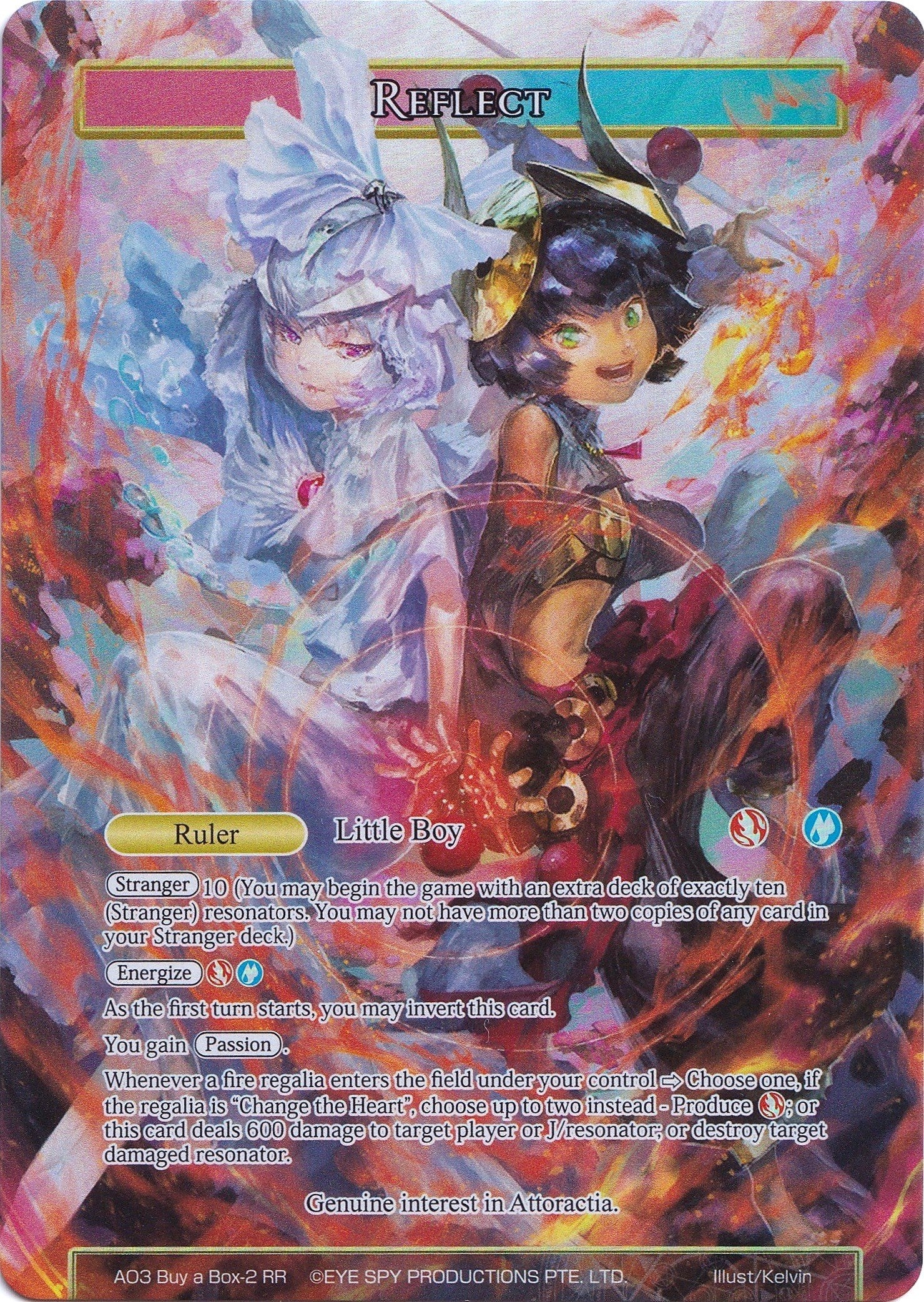 Reflect // Refrain (AO3 Buy a Box-2) [Promo Cards] | Jomio and Rueliete's Cards and Comics